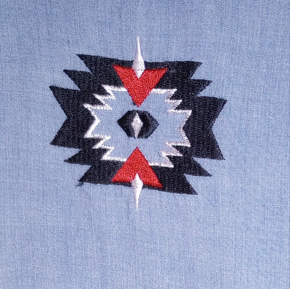 Plains Western Wear Pearl Snap Big Man Long Sleeve Shirt - Picture 3 of 8